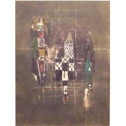 Johnny Friedlaender (1912-1992) German, UNTITLED, color lithograph, signed in pencil, from the...