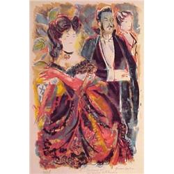 Emilio Grau Sala (1911-1975) European, MADAME DE, color lithograph, signed in pencil, from the...