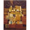Image 1 : Diane Hansen (20th Century) American, SKY CITY, color etching, signed in pencil, from the numbe...