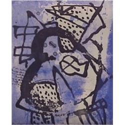 Gregor Hiltner (20th Century) American, UNTITLED, color aquatint, signed in pencil, from the nu...