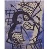 Image 1 : Gregor Hiltner (20th Century) American, UNTITLED, color aquatint, signed in pencil, from the nu...