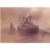 Image 1 : John Kelly (20th Century) American, NOCTURNAL, color print, signed in pencil, from the numbered...
