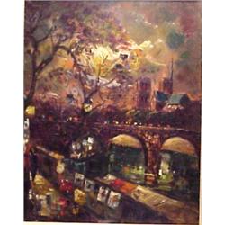 Svend Oluf Kramer (20th Century) European, UNTITLED, oil painting on canvas, 26 x 20 1/2", sign...