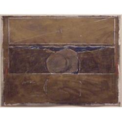 Seiji Kunishama (20th Century) American/Japanese, UNTITLED, 1984, acrylic and color pastel on p...