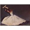 Image 1 : Arleen Langman (20th Century) American, BALLERINA, oil painting on board, 9 x 12", signed lower...