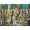 Image 1 : Philton Latortue (20th Century) Haitian, AT THE RIVER, oil painting on Masonite, 36 x 48", sign...