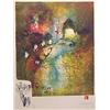 Image 1 : LeBaDang (1922) Vietnamese, LANDSCAPE WITH HIDDEN NUDE, color lithograph, signed in pencil, fro...