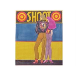 Richard Lindner (1901-1978) American, SHOOT, color lithograph, signed in pencil, from the numbe...