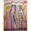 Image 1 : Carlos Loarca (b. 1940) Guatemalan, LOS DELANTALES, 1982, acrylic painting on paper, 51 x 38 1/...