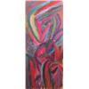 Image 1 : Diego Melero (20th Century) Argentinian, ON SUMMER, 1990, acrylic painting on canvas, 58 x 25",...