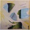 Image 1 : William Mentor (b. 1958) American, COLUMN OF EARTH, 1983, acrylic painting on canvas, 42 x 42",...