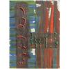 Image 1 : Guy Michon (1925-1984) Canadian, CROSSROADS, 1966, oil painting on board, 40 x 30", signed and...