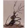 Image 1 : Malcolm Moran (20th Century) American, THE GUITARIST, 1972, patinated cast bronze sculpture, 14...