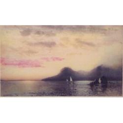 Kaiko Moti (20th Century) Indian, AGUA BLANCA (L. 28-29, cover), 1980, color etching, signed in...