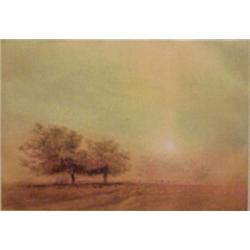 Kaiko Moti (20th Century) Indian, MORNING GLOW (L.152), 1981, color etching, signed in pencil,...