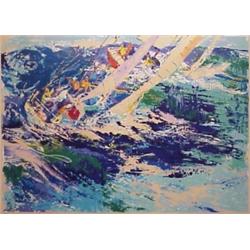 LeRoy Neiman (b.1926) American, HIGH SEA SAILING (K.112), 1976, color screenprint, signed in pe...