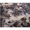 Image 1 : Lowell Nesbitt (b. 1933) American, COLORADO RAPIDS, 1975, oil painting on canvas, 60 x 72", tit...