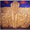Image 1 : Igor Nesmeyanov (20th Century) Russian, THE GOLDEN AGE, 1989, oil painting on canvas, 56 x 56",...