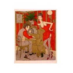 Philippe Noyer (1917-1985) French, THE BOSS, color lithograph, signed in pencil, artist's proof...