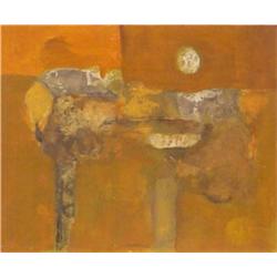 Filipe Orlando (b. 1911) Cuban, UNTITLED, oil painting on board, 8 x 10", signed lower center....