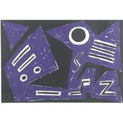 A.R. Penck (b. 1939) German, EXPEDITION TO THE HOLY LAND series, 1983, color lithograph, signed...