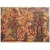 Image 1 : A.R. Penck (b. 1939) German, EXPEDITION TO THE HOLY LAND series, 1983, color lithograph, signed...