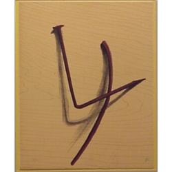 Man Ray (1890-1976) American, HOMAGE TO JOAN MIRO, color lithograph, signed in pencil, from the...