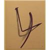 Image 1 : Man Ray (1890-1976) American, HOMAGE TO JOAN MIRO, color lithograph, signed in pencil, from the...