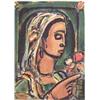 Image 1 : After Georges Rouault (1871-1958) French, LA SYBILLE, color lithograph, from the numbered editi...