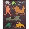 Image 1 : Jean Sariano (20th Century) French, UNTITLED, 1994, acrylic painting on paper, 32 x 26", signed...