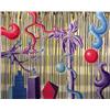 Image 1 : Kenny Scharf (b. 1958) American, ACID RAIN (GREY ), 1988, color screenprint, signed in pencil,...