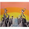 Image 1 : Kenny Scharf (b. 1958) American, AQUA POLLINATION, 1988, color screenprint, signed in pencil, f...