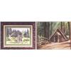 Image 1 : Dorner Schueler (b. 1904) Californian, WOODLAND; CABIN, two, each a watercolor on paper, 13 1/2...