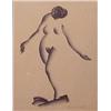 Image 1 : William Samuel Schwartz (1896-1977) Russian/American, STANDING NUDE WOMAN, 1929, lithograph, si...