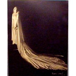 Maurice Seymour (20th Century), WOMAN WITH LONG DRESS, 1931, photograph, 19 x 15" (viewable), s...