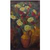 Image 1 : William Earl Singer (b. 1909) American, STILL LIFE OF FLOWERS, 1961, oil painting on canvas, 31...