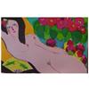 Image 1 : Walasse Ting (Ding Xiongquan) (b.1929) Chinese/American, RECLINING NUDE WITH GRASSHOPPERS, 1986...