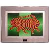 Image 1 : Victor Vasarely (1908-1997) Hungarian, TIGERS (green), color screenprint, signed in pencil, fro...
