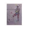 Image 1 : Randy Lee White (20th Century) Native American, TURNS TO, hand painted color lithograph, signed...