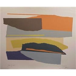 Larry Zox (b. 1936) American, NIAGARA SERIES #1, 1980, color screenprint, signed in pencil, fro...