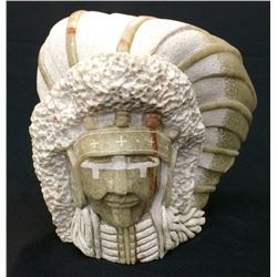 Alabaster Sculpture Signed G. Geneeha