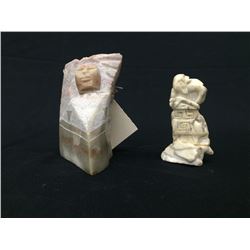 Pair of Stone Carvings