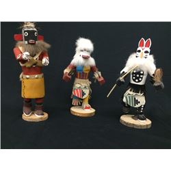 Group of 3 Navajo Kachina Dolls