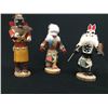 Image 1 : Group of 3 Navajo Kachina Dolls