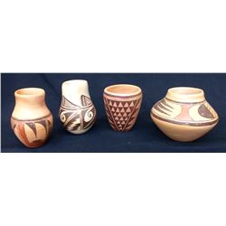 Group of 4 Namoki (Hopi) Vintage Pots