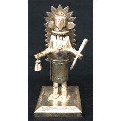 Sterling Silver Kachina by Jeffrey Castillo (Navajo)
