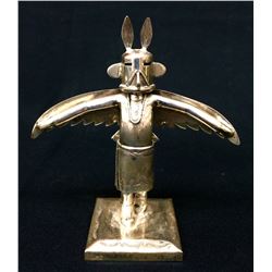 Last Chance For a Sterling Kachina by Jeffrey Castillo (Navajo)