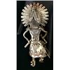 Image 5 : Sterling Brooch, Pendant, Standing Kachina by Bennie Ration (Navajo)