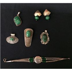 Malachite Group of 6 Pieces