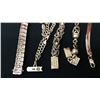 Image 5 : Group of 5 Sterling Fashion Bracelets